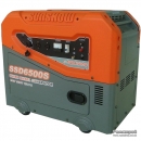 Однофазный дизельный генератор в кожухе с электростартером Sunshow SSD6500S (5 кВт)